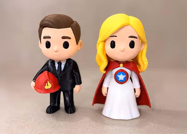 Personalisierte Tortenfiguren aus dem 3D-Drucker